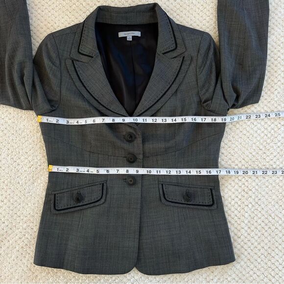 Classiques Entier 100% Soft Wool Women's Black Career Corpcore Blazer SZ 12 - Picture 4 of 13